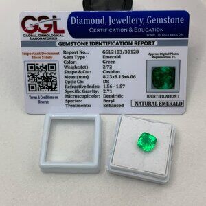 Certified Natural Emerald
